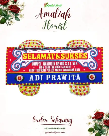 Papan Bunga Ucapan Selamat Ciseeng